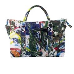 Snow In A City-1-1 Carry-on Travel Shoulder Bag by bestdesignintheworld