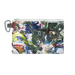 Snow In A City-1-1 Canvas Cosmetic Bag (medium) by bestdesignintheworld