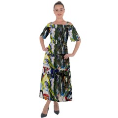 Snow In A City-1-1 Shoulder Straps Boho Maxi Dress  by bestdesignintheworld