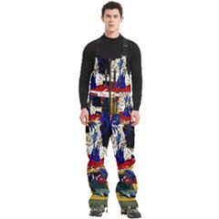 Abstract-1 Men s Front Zip Ski And Snowboard Bib Pants by bestdesignintheworld