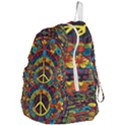 Peace Abstract Pattern Creative Drawing Foldable Lightweight Backpack View4