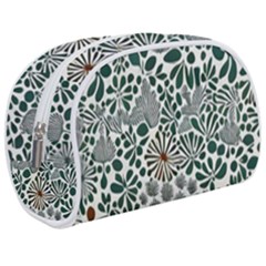 Retro Scandinavian Nordic Flowers Pattern 5 Make Up Case (medium) by violetheavensky