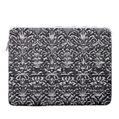 Gothic Leaf Pattern 2 15  Vertical Laptop Sleeve Case With Pocket by violetheavensky