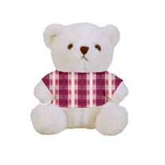 Retro 60s 50s Plaid Pattern 4 Full Print Tee For Cuddly Teddy Bear by violetheavensky