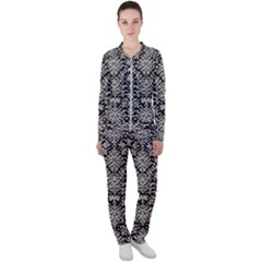 Gothic Leaf Pattern 4 Casual Jacket And Pants Set by violetheavensky