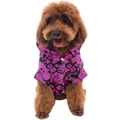 Mid Century Retro Floral 1970s 1960s Pattern 100 Dog Coat by violetheavensky