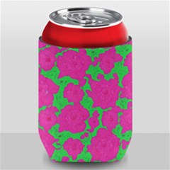 Mid Century Retro Floral 1970s 1960s Pattern 98 Can Holder by violetheavensky