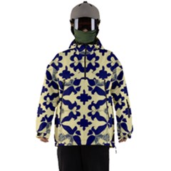 Royal Fractal Pattern 3 Men s Ski And Snowboard Waterproof Breathable Jacket by violetheavensky
