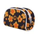 Retro 40s 50s Flowers Pattern Halloween Make Up Case (Small) View2