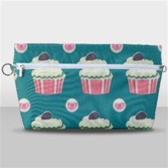 Retro 40s 50s Cupcake Pattern 2 Handbag Organizer by violetheavensky