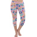 Ice Cream Donut Sweets Candie Capri Yoga Leggings View1