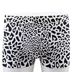 Black White Leopard Men s Boxer Briefs by DinkovaArt
