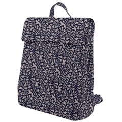 Brown Giraffe Pattern Flap Top Backpack by DinkovaArt