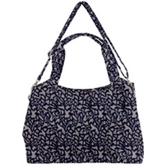 Brown Giraffe Pattern Double Compartment Shoulder Bag by DinkovaArt