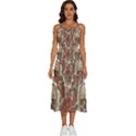 Skull And Roses Flowee Flora Floral Patterns Pattern Sleeveless Shoulder Straps Boho Dress View1