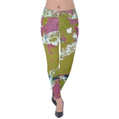Colorwoven Abstract Print Velvet Leggings by dflcprintsclothing
