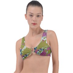 Colorwoven Abstract Print Ring Detail Bikini Top by dflcprintsclothing