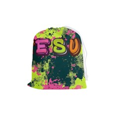 Neon Jesus 8375771 Drawstring Pouch (medium) by Jabberwonkers