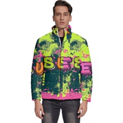 Neon Jesus 8375771 Men s Puffer Bubble Jacket Coat by Jabberwonkers