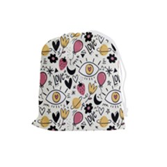 Eye Seesit Drawstring Pouch (large) by Posterlux
