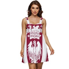 University Of Chicago Ruffle Strap Babydoll Chiffon Dress by avitendut