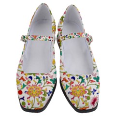 Owen Jones Chinese Ornamental Pattern Lotus Flowers And Vine Women s Mary Jane Shoes by Pixelchicken