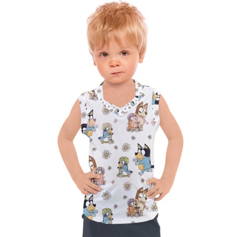 Bluey, Bluey Merch, Bluey Pattern, Bluey Bluey, Bingo, Bluey Design, Bluey Dog Kids  Sport Tank Top by avitendut