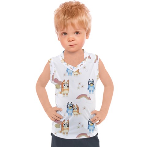 Bluey, Bluey Merch, Bluey Pattern, Bluey Bluey, Bingo, Bluey Design, Bluey Dog Kids  Sport Tank Top by avitendut