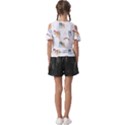 Bluey, Bluey merch, Bluey pattern, Bluey Bluey, bingo, Bluey design, bluey dog Kids  Butterfly Cutout T-Shirt View2