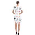 Bluey, Bluey merch, Bluey pattern, Bluey Bluey, bingo, Bluey design, bluey dog Short Sleeve V-neck Flare Dress View2