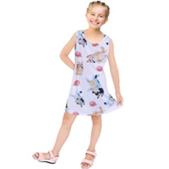 Bluey, Bluey Merch, Bluey Pattern, Bluey Bluey, Bingo, Bluey Design, Bluey Dog Kids  Tunic Dress by avitendut