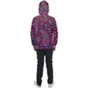 Abstract Art Pattern Design Background Men s Front Pocket Pullover Windbreaker View2