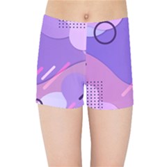 Colorful Labstract Wallpaper Theme Kids  Sports Shorts by Apen