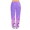 Colorful Labstract Wallpaper Theme Women Velvet Drawstring Pants View2