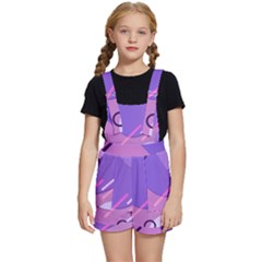 Colorful Labstract Wallpaper Theme Kids  Short Overalls by Apen