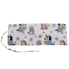 Bluey, Bluey Merch, Bluey Pattern, Bluey Bluey, Bingo, Bluey Design, Bluey Dog Roll Up Canvas Pencil Holder (s) by avitendut