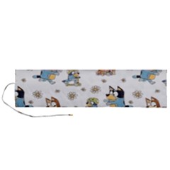 Bluey, Bluey Merch, Bluey Pattern, Bluey Bluey, Bingo, Bluey Design, Bluey Dog Roll Up Canvas Pencil Holder (l) by avitendut