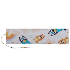 Bluey, Bluey Merch, Bluey Pattern, Bluey Bluey, Bingo, Bluey Design, Bluey Dog Roll Up Canvas Pencil Holder (l) by avitendut