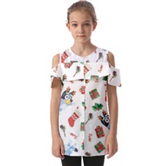 Bluey, Bluey Merch, Bluey Pattern, Bluey Bluey, Bingo, Bluey Design, Bluey Dog Fold Over Open Sleeve Top by avitendut