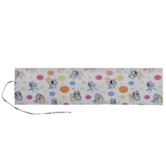 Bluey, Bluey Merch, Bluey Pattern, Bluey Bluey, Bingo, Bluey Design, Bluey Dog Roll Up Canvas Pencil Holder (l) by avitendut