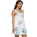 Bluey, Bluey merch, Bluey pattern, Bluey Bluey, bingo, Bluey design, bluey dog Ruffle Strap Babydoll Chiffon Dress View3
