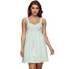 Bluey, Bluey Merch, Bluey Pattern, Bluey Bluey, Bingo, Bluey Design, Bluey Dog Ruffle Strap Babydoll Chiffon Dress by avitendut
