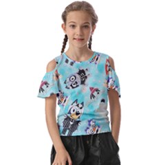 Bluey, Bluey Merch, Bluey Pattern, Bluey Bluey, Bingo, Bluey Design, Bluey Dog Kids  Butterfly Cutout T-shirt by avitendut