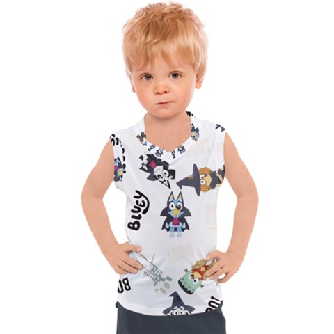 Bluey, Bluey Merch, Bluey Pattern, Bluey Bluey, Bingo, Bluey Design, Bluey Dog Kids  Sport Tank Top by avitendut