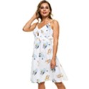 Bluey, Bluey merch, Bluey pattern, Bluey Bluey, bingo, Bluey design, bluey dog Sleeveless Tie Front Chiffon Dress View2