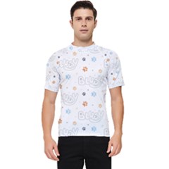 Bluey, Bluey Merch, Bluey Pattern, Bluey Bluey, Bingo, Bluey Design, Bluey Dog Men s Short Sleeve Rash Guard by avitendut