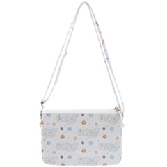 Bluey, Bluey Merch, Bluey Pattern, Bluey Bluey, Bingo, Bluey Design, Bluey Dog Double Gusset Crossbody Bag by avitendut