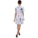 Bluey, Bluey merch, Bluey pattern, Bluey Bluey, bingo, Bluey design, bluey dog Short Sleeve Shoulder Cut Out Dress  View2