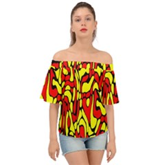 Rby 127 Off Shoulder Short Sleeve Top by ArtworkByPatrick