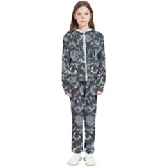 Mid Century Retro Floral 1970s 1960s Pattern 71 Kids  Tracksuit by violetheavensky